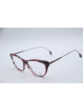 State Cornelia Ruby Resin Chrome Designer Authentic Eyeglasses 54-16-145